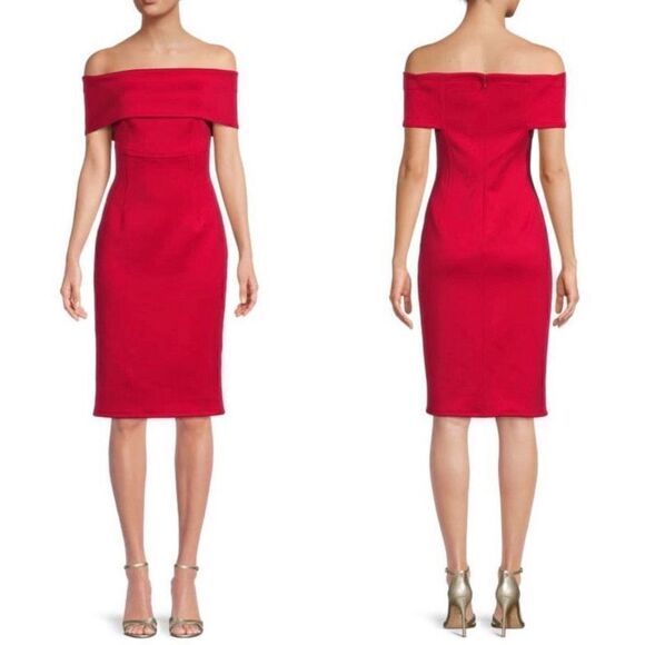 NWT Yigal Azrouel Off the Shoulder Dress - Picture 6 of 9